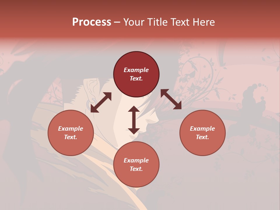 A Man With Red Hair And A Black Hat PowerPoint Template