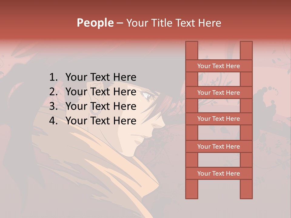 A Man With Red Hair And A Black Hat PowerPoint Template