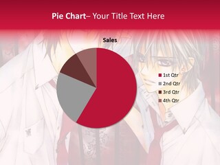 A Couple Of Anime Characters Standing Next To Each Other PowerPoint Template