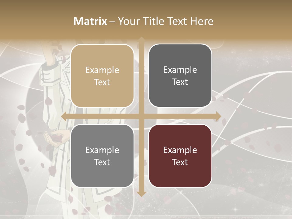 A Man In A White Suit Holding A Rose PowerPoint Template