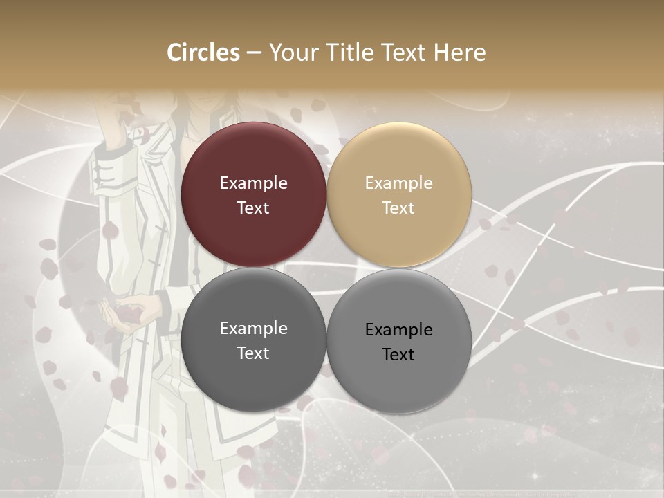 A Man In A White Suit Holding A Rose PowerPoint Template