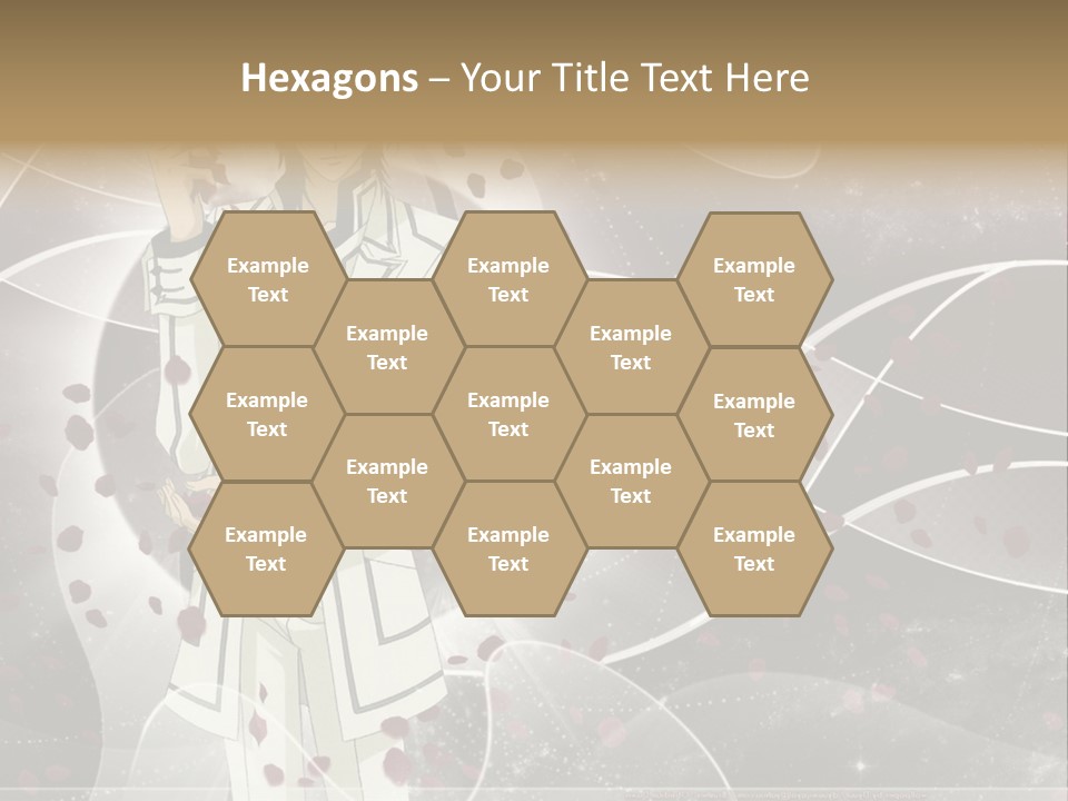 A Man In A White Suit Holding A Rose PowerPoint Template