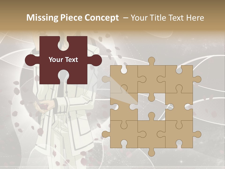 A Man In A White Suit Holding A Rose PowerPoint Template