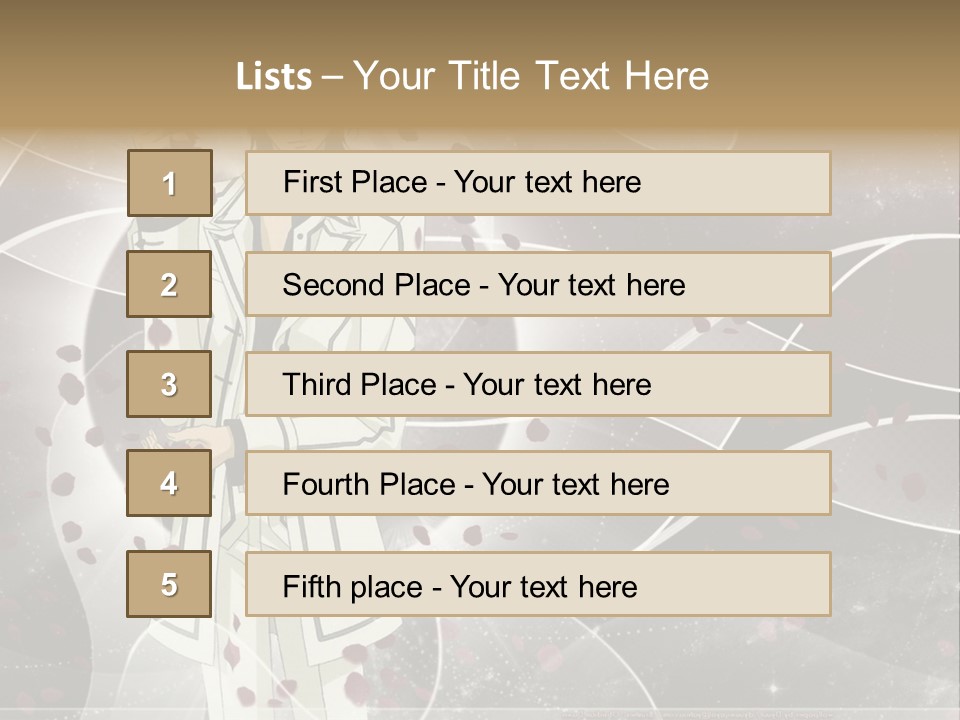 A Man In A White Suit Holding A Rose PowerPoint Template