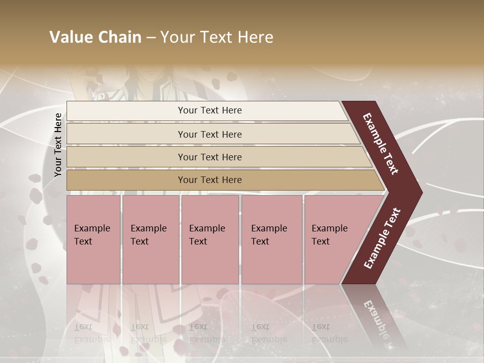 A Man In A White Suit Holding A Rose PowerPoint Template