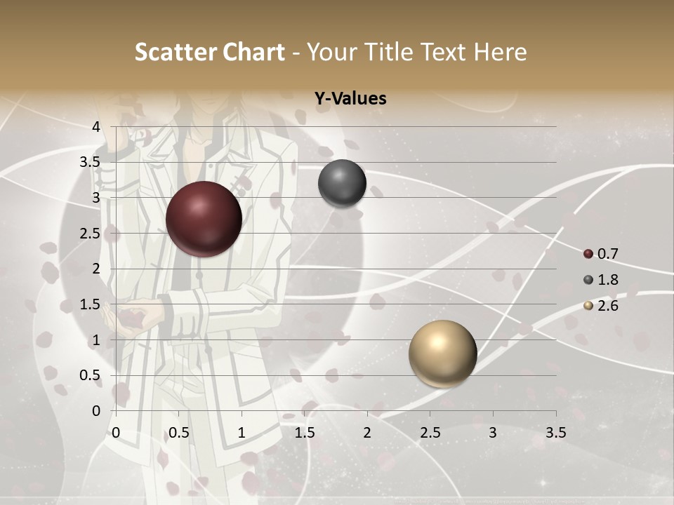 A Man In A White Suit Holding A Rose PowerPoint Template