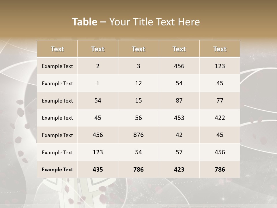 A Man In A White Suit Holding A Rose PowerPoint Template