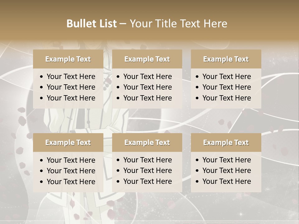 A Man In A White Suit Holding A Rose PowerPoint Template