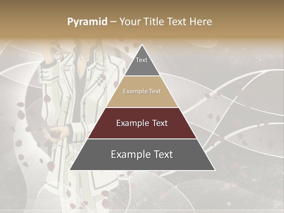 A Man In A White Suit Holding A Rose PowerPoint Template