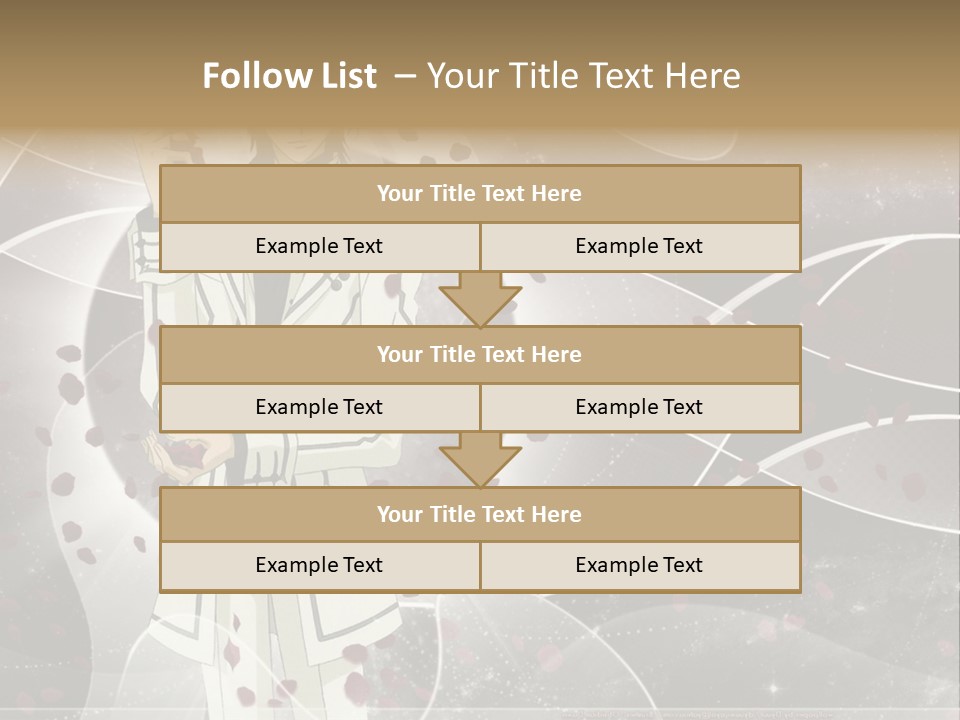A Man In A White Suit Holding A Rose PowerPoint Template