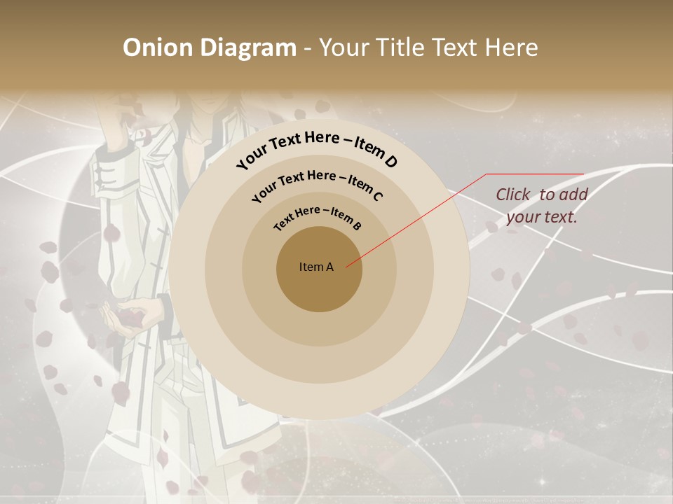 A Man In A White Suit Holding A Rose PowerPoint Template