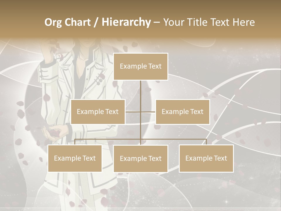 A Man In A White Suit Holding A Rose PowerPoint Template