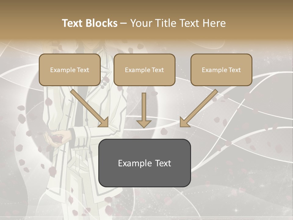 A Man In A White Suit Holding A Rose PowerPoint Template