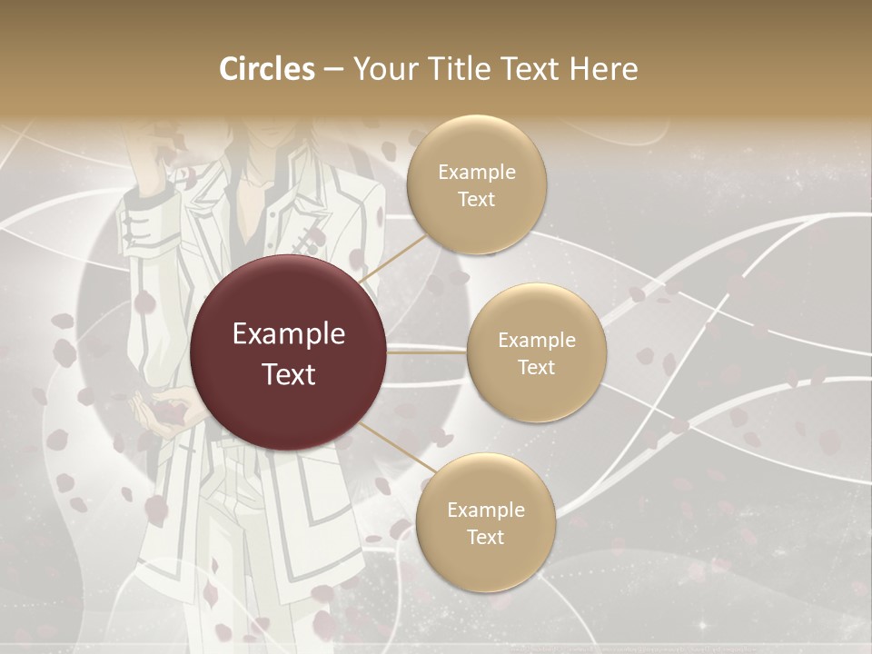 A Man In A White Suit Holding A Rose PowerPoint Template