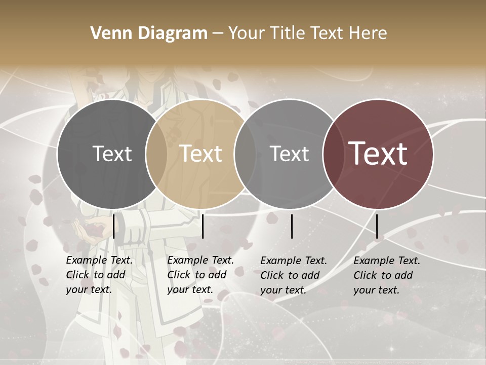 A Man In A White Suit Holding A Rose PowerPoint Template