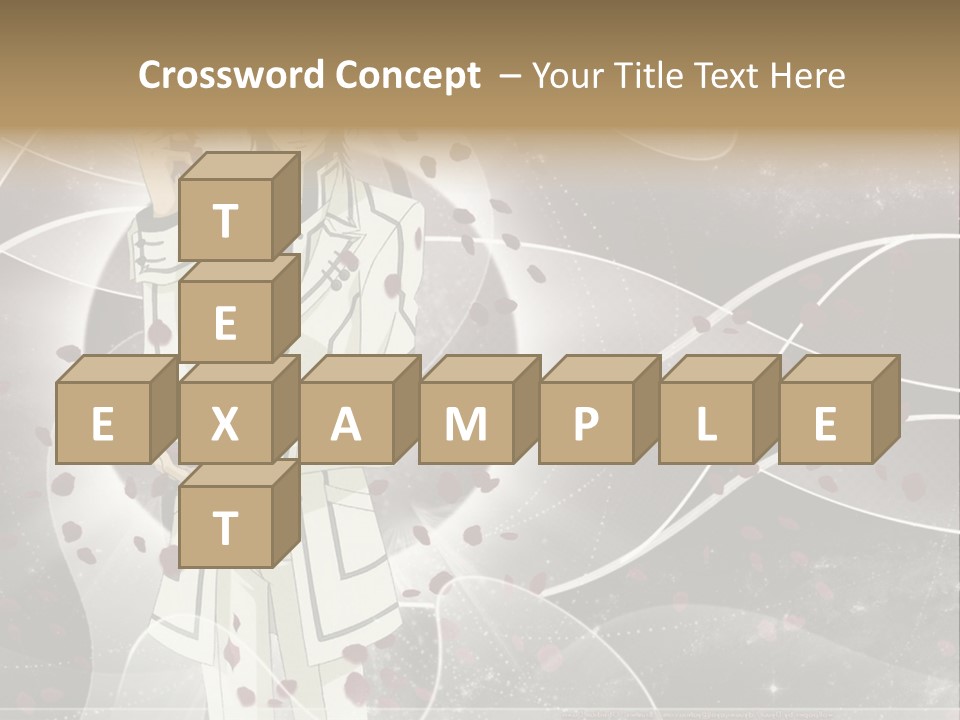 A Man In A White Suit Holding A Rose PowerPoint Template