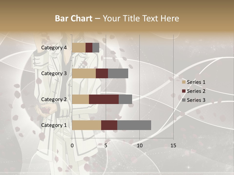 A Man In A White Suit Holding A Rose PowerPoint Template
