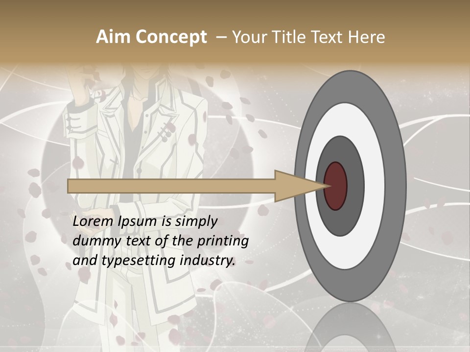 A Man In A White Suit Holding A Rose PowerPoint Template