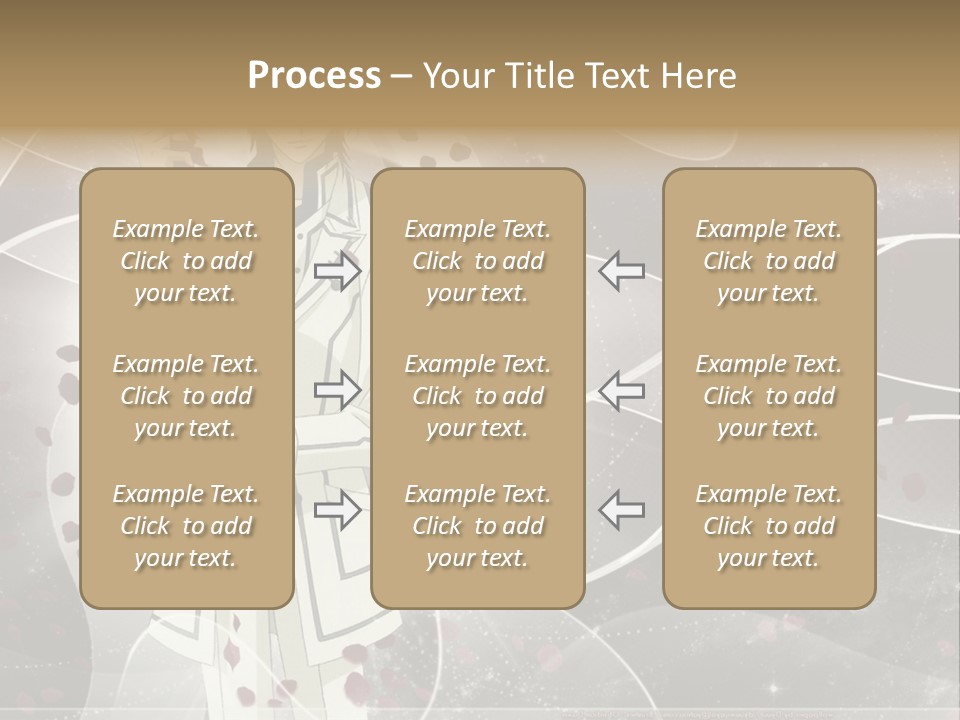 A Man In A White Suit Holding A Rose PowerPoint Template