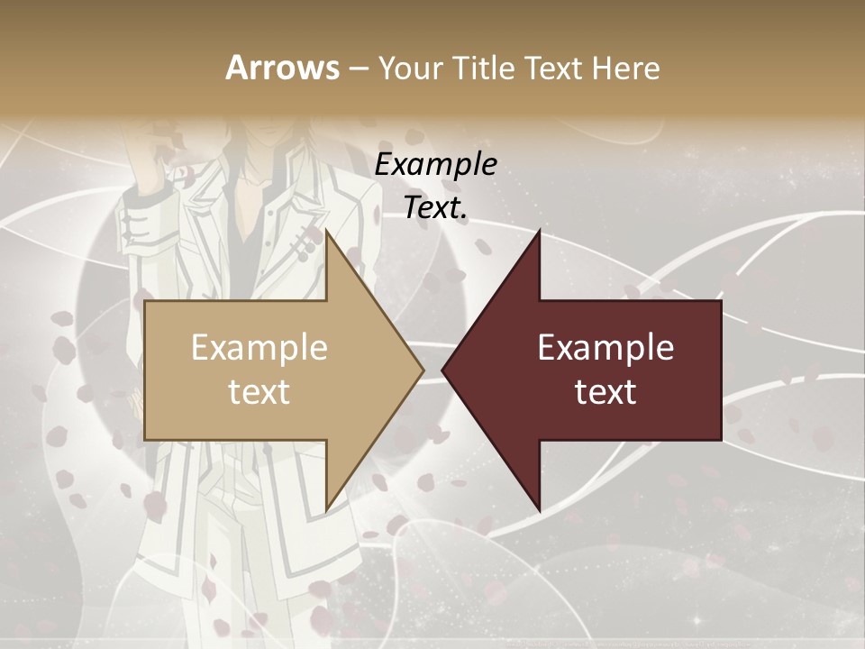 A Man In A White Suit Holding A Rose PowerPoint Template