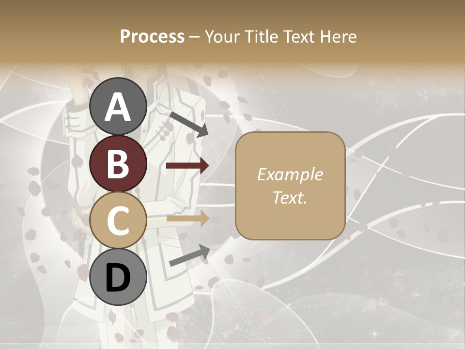 A Man In A White Suit Holding A Rose PowerPoint Template