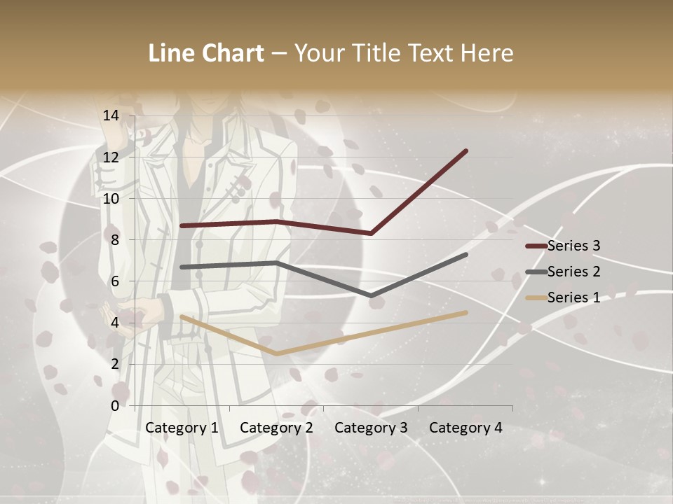 A Man In A White Suit Holding A Rose PowerPoint Template