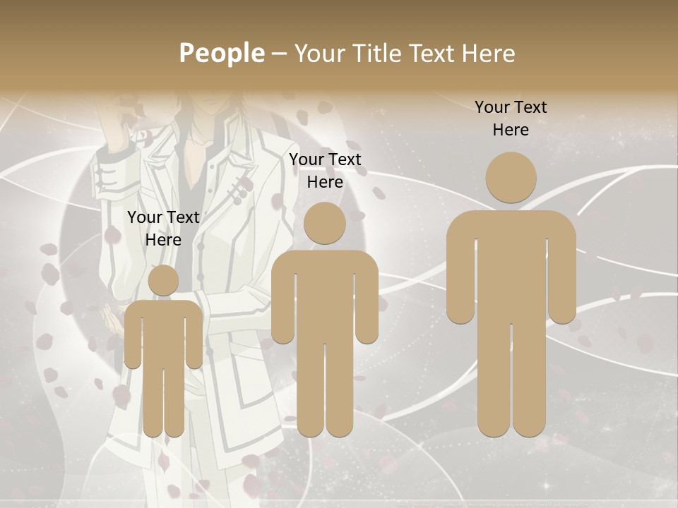 A Man In A White Suit Holding A Rose PowerPoint Template