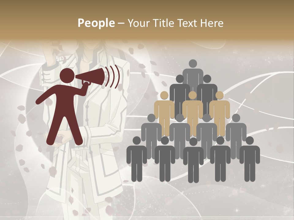 A Man In A White Suit Holding A Rose PowerPoint Template