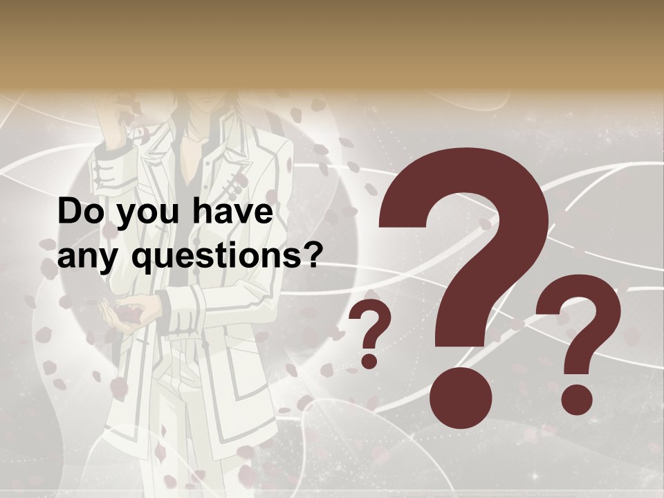 A Man In A White Suit Holding A Rose PowerPoint Template