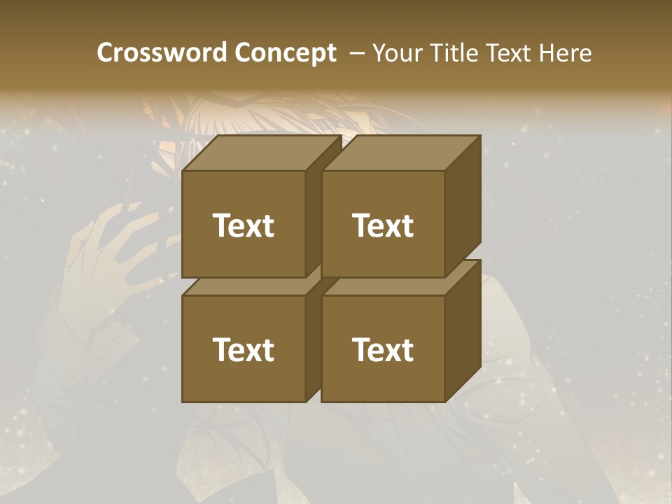 A Person With Long Hair Holding A Cell Phone PowerPoint Template