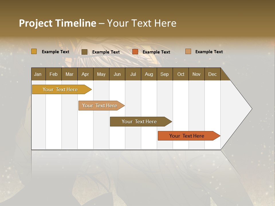 A Person With Long Hair Holding A Cell Phone PowerPoint Template