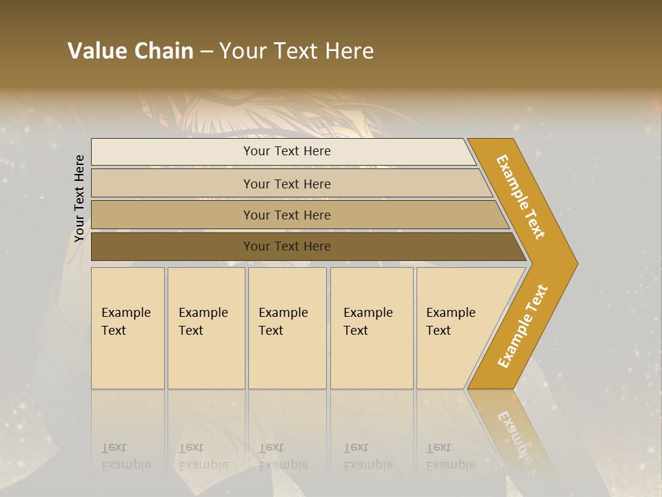 A Person With Long Hair Holding A Cell Phone PowerPoint Template