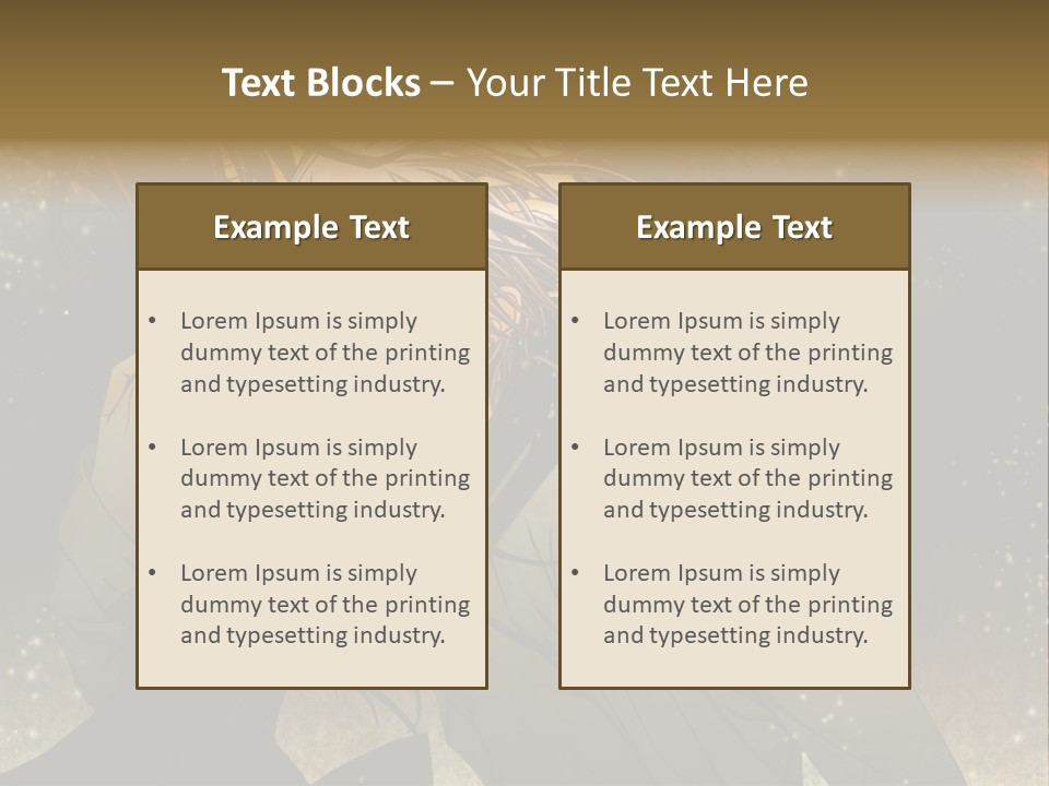 A Person With Long Hair Holding A Cell Phone PowerPoint Template