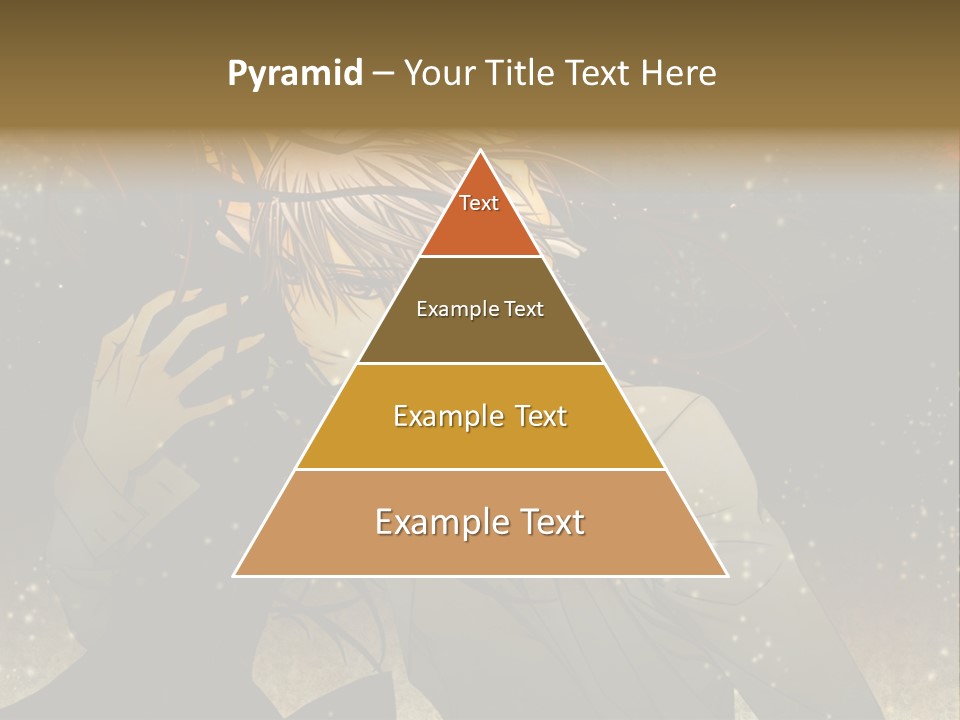 A Person With Long Hair Holding A Cell Phone PowerPoint Template