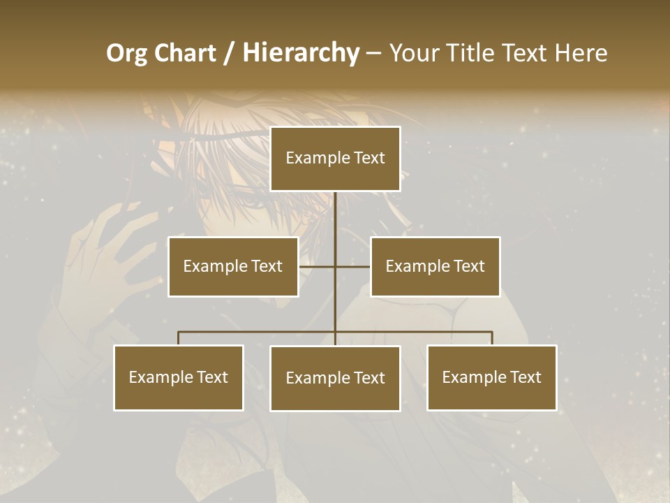 A Person With Long Hair Holding A Cell Phone PowerPoint Template