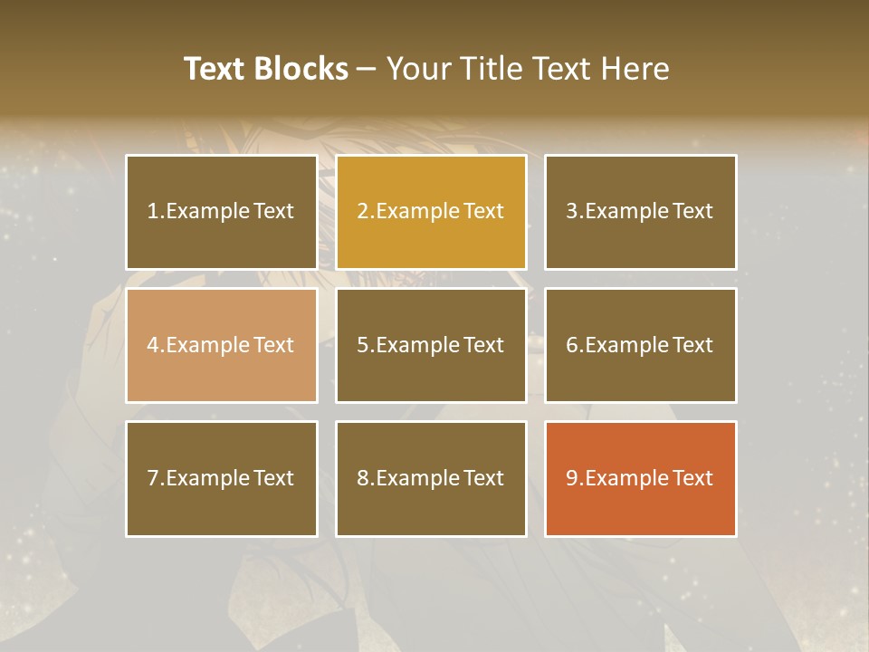 A Person With Long Hair Holding A Cell Phone PowerPoint Template