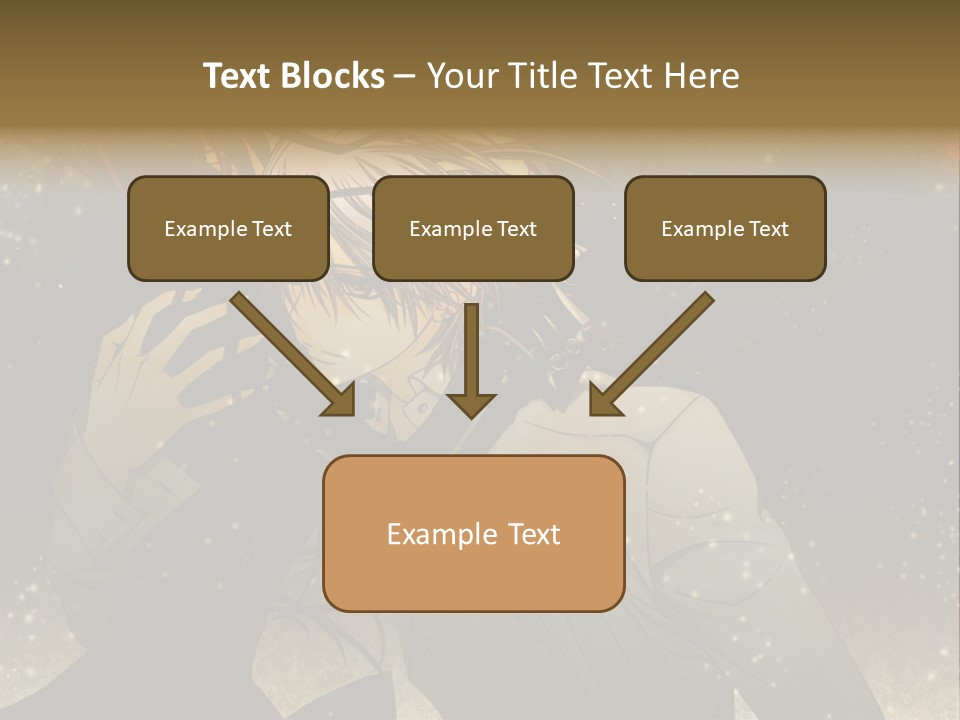 A Person With Long Hair Holding A Cell Phone PowerPoint Template