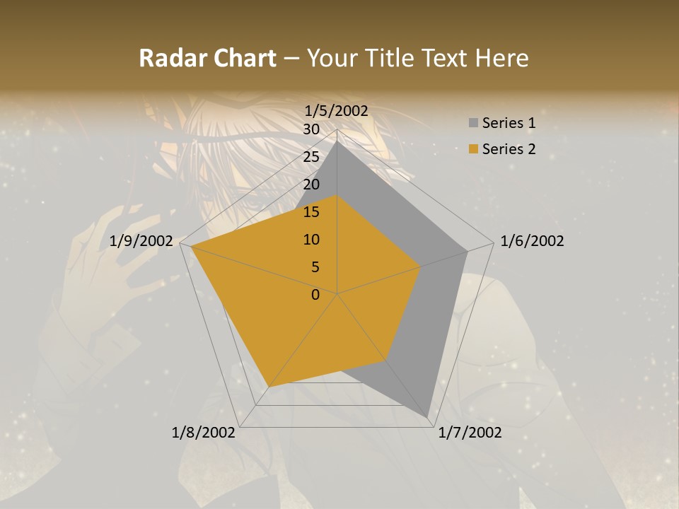 A Person With Long Hair Holding A Cell Phone PowerPoint Template