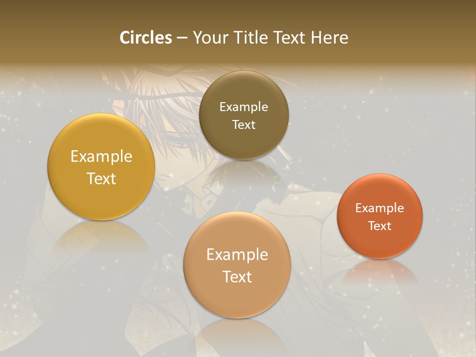 A Person With Long Hair Holding A Cell Phone PowerPoint Template