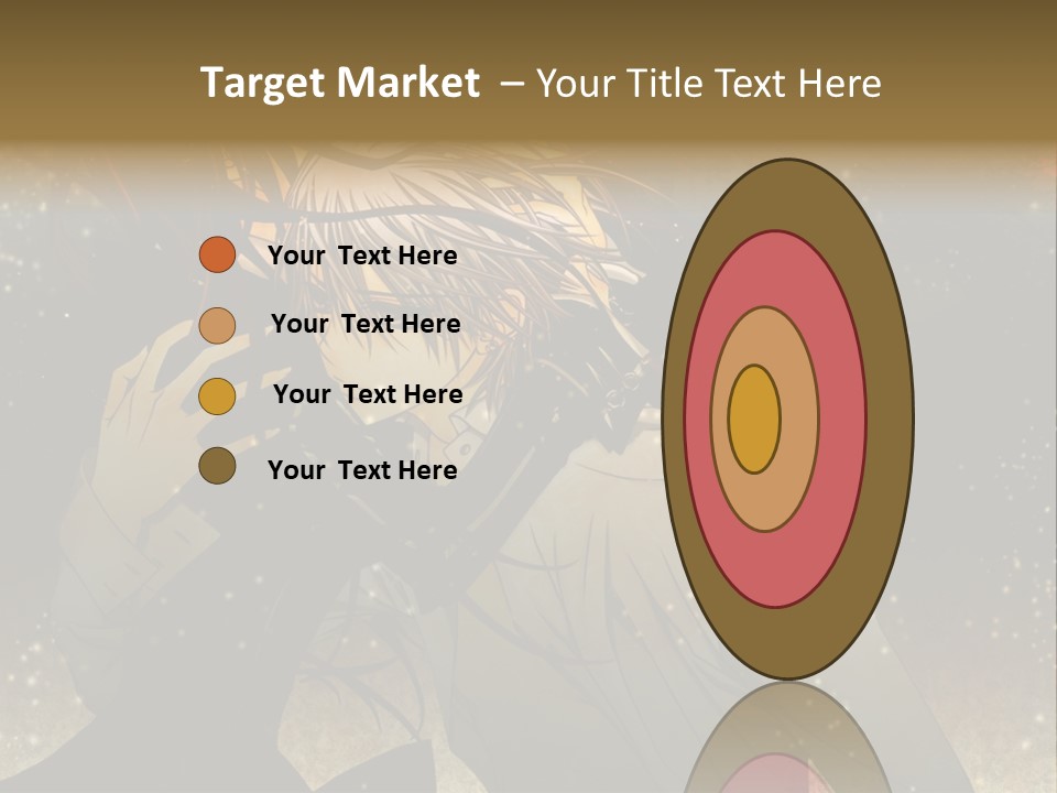 A Person With Long Hair Holding A Cell Phone PowerPoint Template