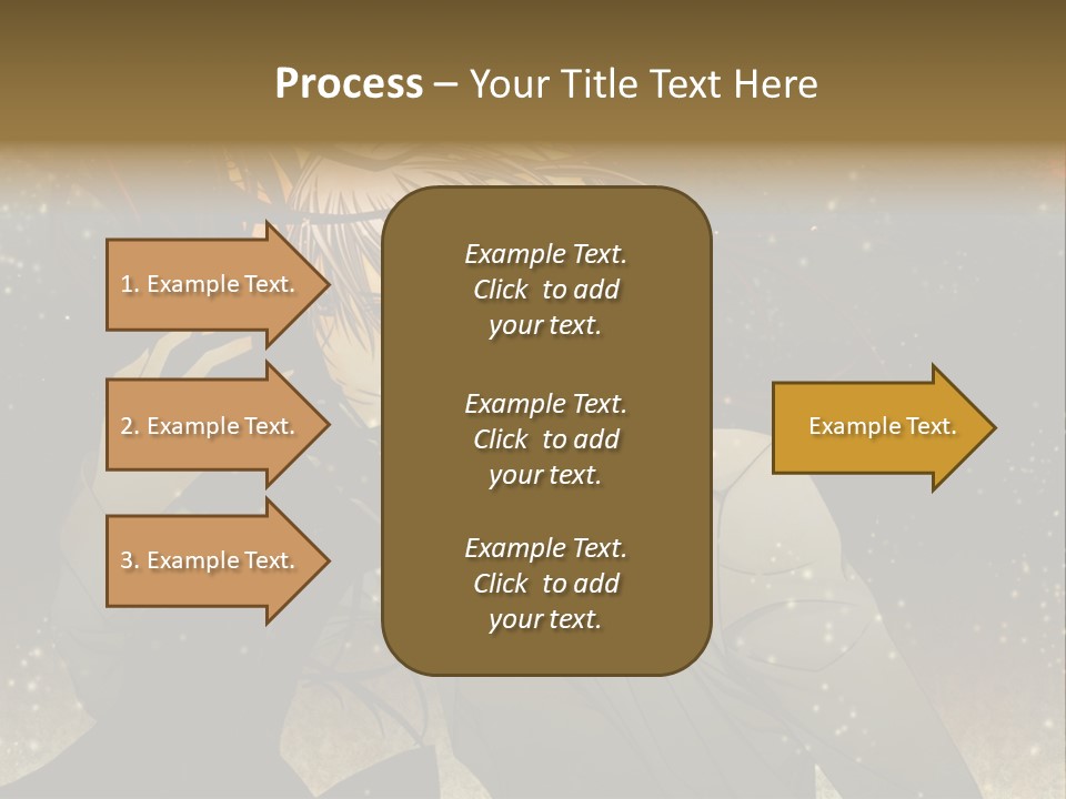 A Person With Long Hair Holding A Cell Phone PowerPoint Template