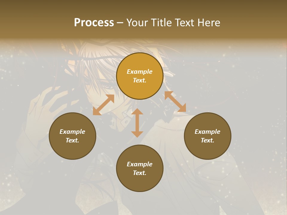 A Person With Long Hair Holding A Cell Phone PowerPoint Template