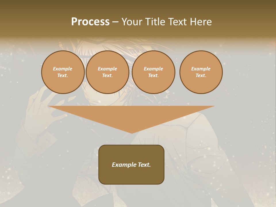 A Person With Long Hair Holding A Cell Phone PowerPoint Template
