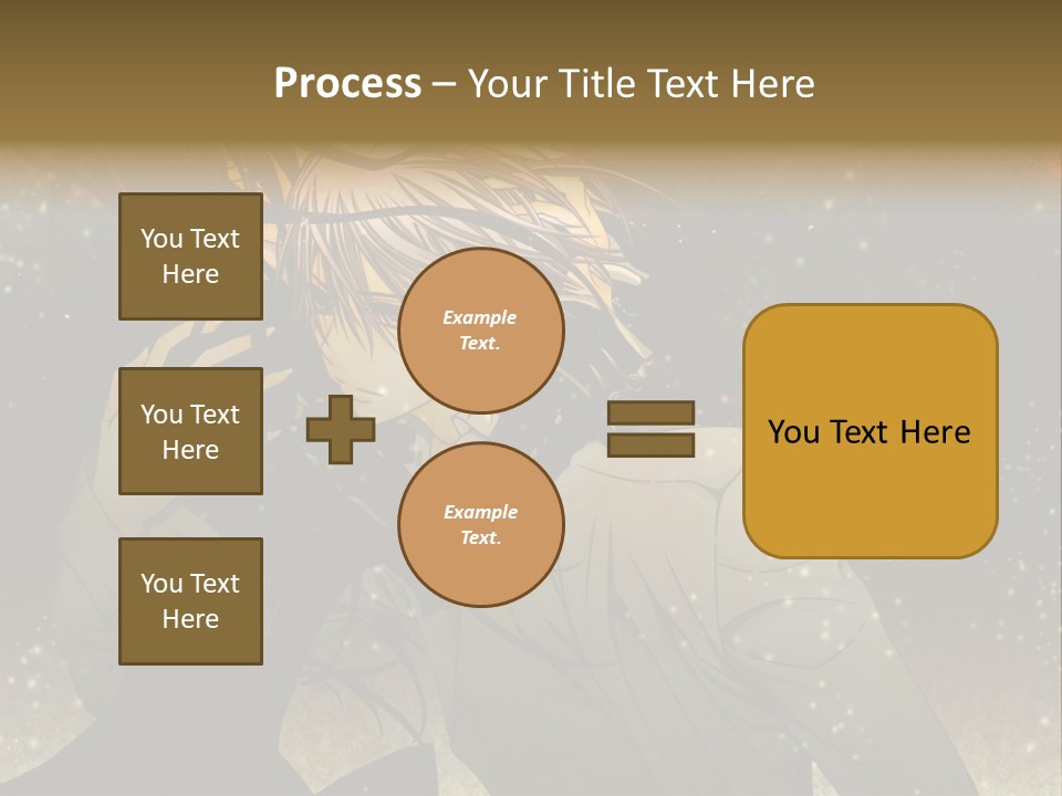 A Person With Long Hair Holding A Cell Phone PowerPoint Template