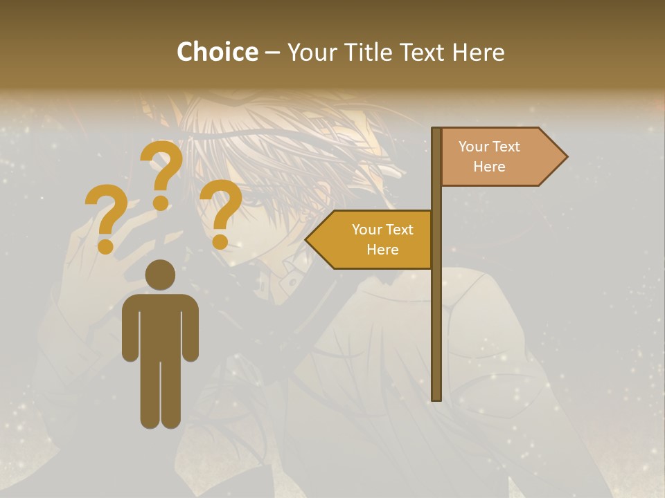 A Person With Long Hair Holding A Cell Phone PowerPoint Template