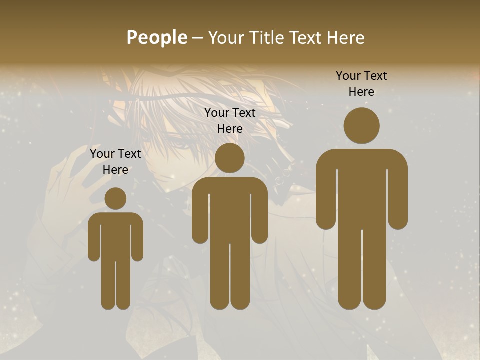 A Person With Long Hair Holding A Cell Phone PowerPoint Template