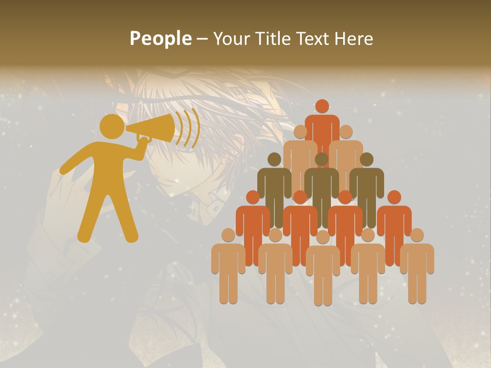 A Person With Long Hair Holding A Cell Phone PowerPoint Template