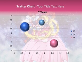 A Couple Of Anime Characters Sitting On Top Of Each Other PowerPoint Template