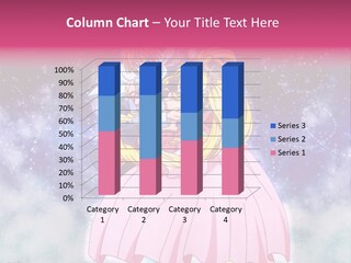 A Couple Of Anime Characters Sitting On Top Of Each Other PowerPoint Template