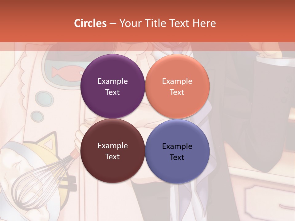 A Couple Of People Standing Next To Each Other In A Kitchen PowerPoint Template